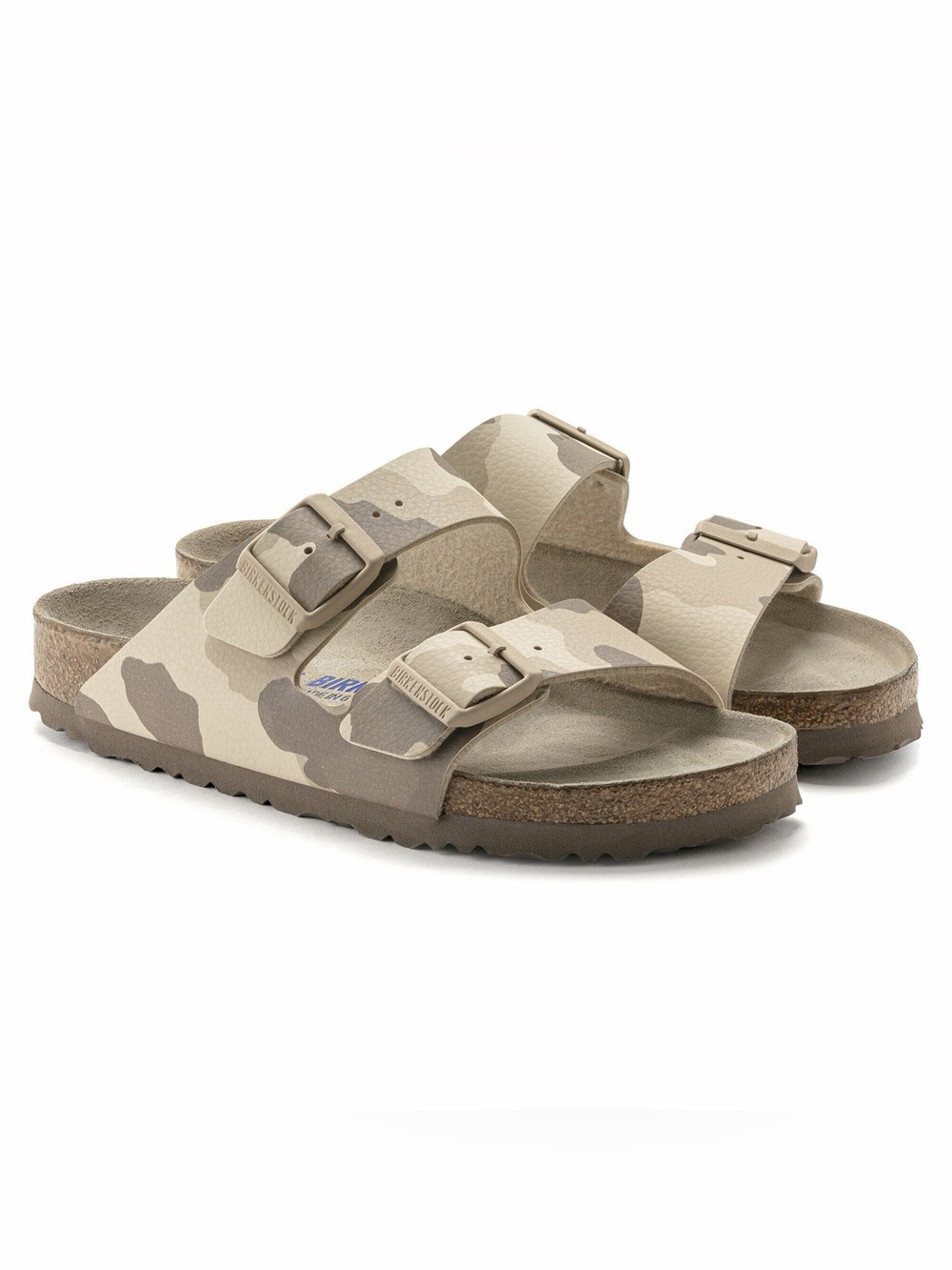 NWOT Birkenstock Sandal Arizona Soft Footbed Birko-Flor Desert Soil Gray/Taupe